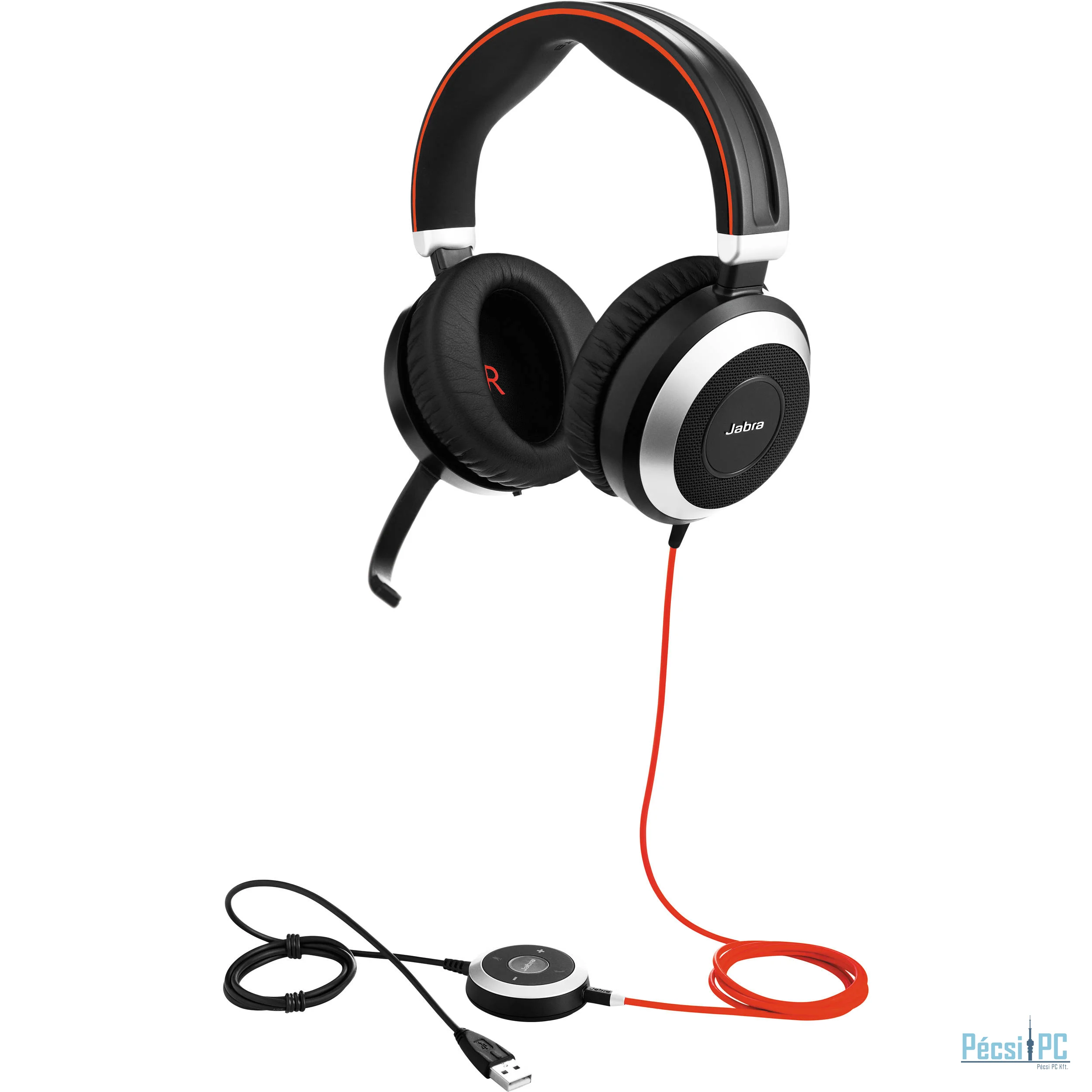 Jabra Evolve 80 MS Duo USB Black