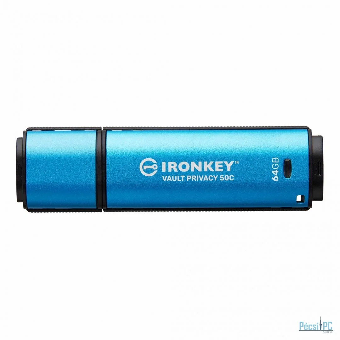Kingston 64GB IronKey Vault Privacy 50C USB3.2 Blue