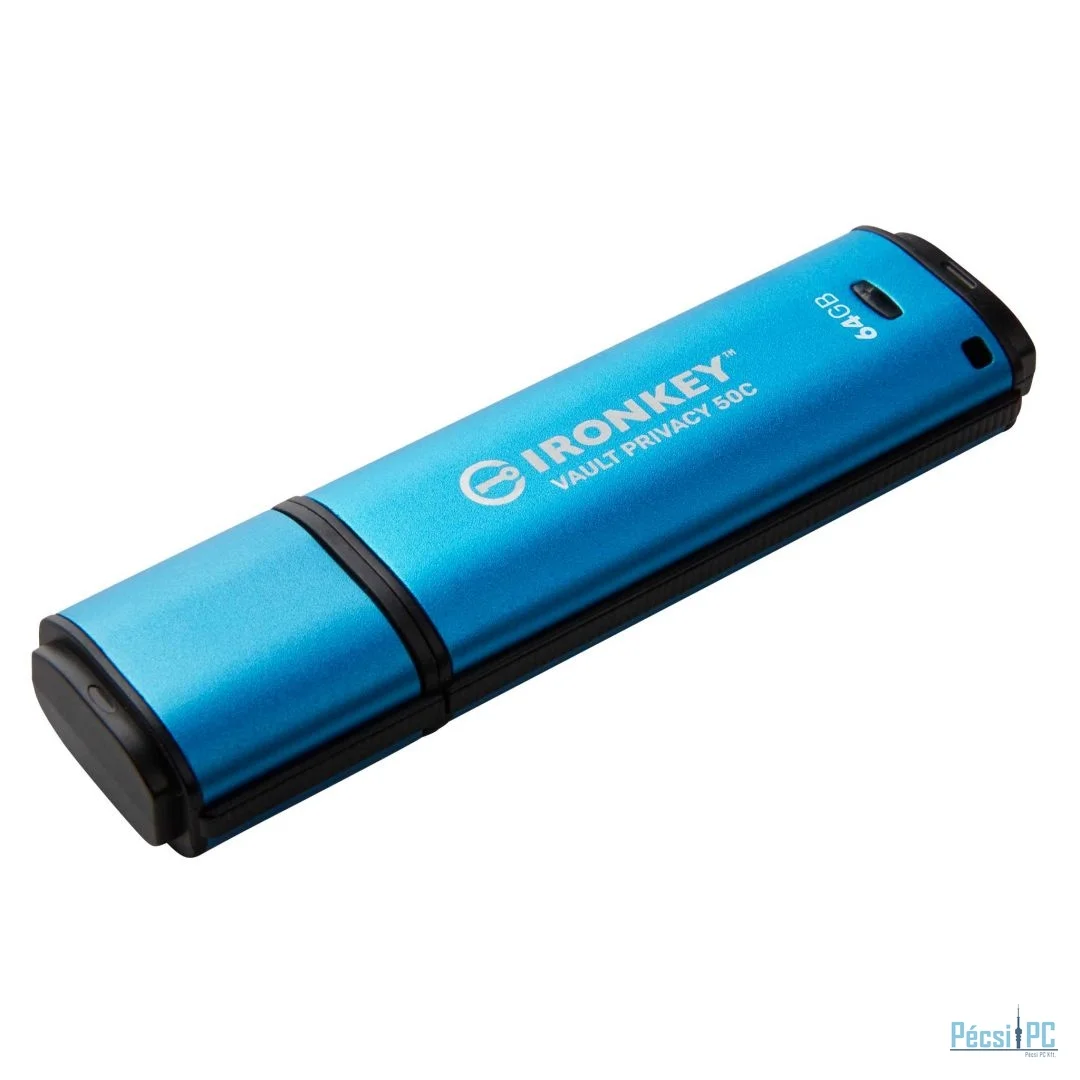 Kingston 64GB IronKey Vault Privacy 50C USB3.2 Blue