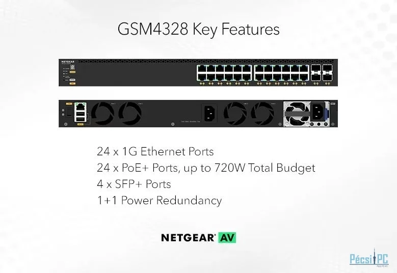 Netgear GSM4328-100NES 28 Ports Managed Switch