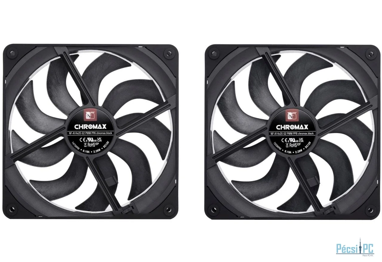 Noctua NF-A14X25 G2 PWM SX2-PP CHROMAX.BLACK