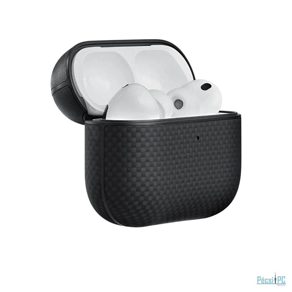 Pitaka Aramid Fiber Magnetic Case for AirPods Pro 3 Black/Grey