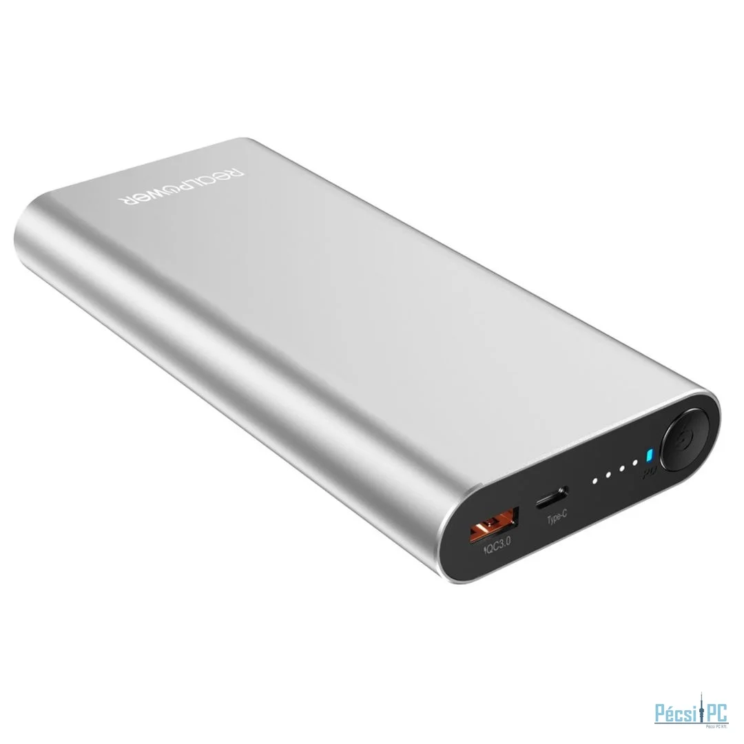 Realpower PB-20000PD Pro Set 20000mAh PowerBank Silver