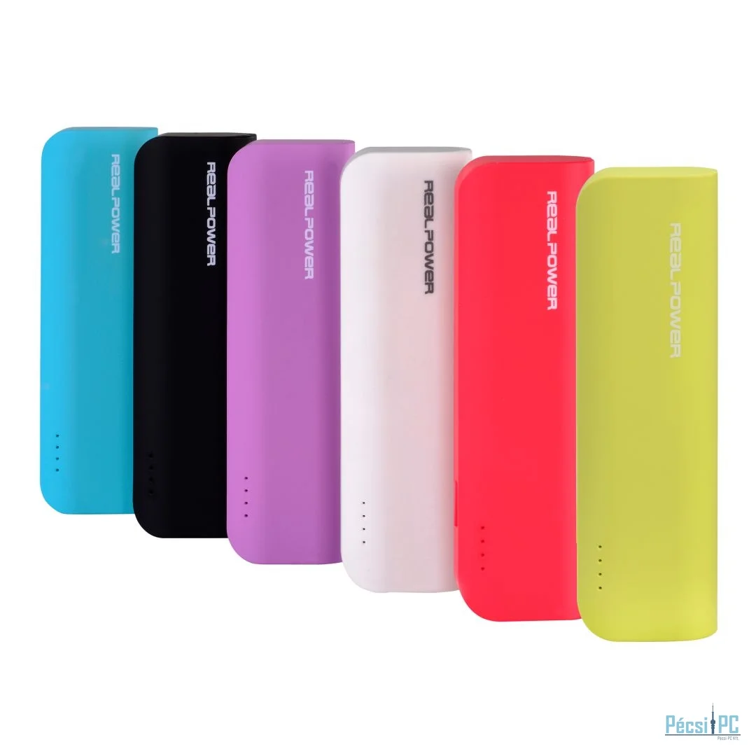 Realpower PB-2600 2600mAh PowerBank Purple