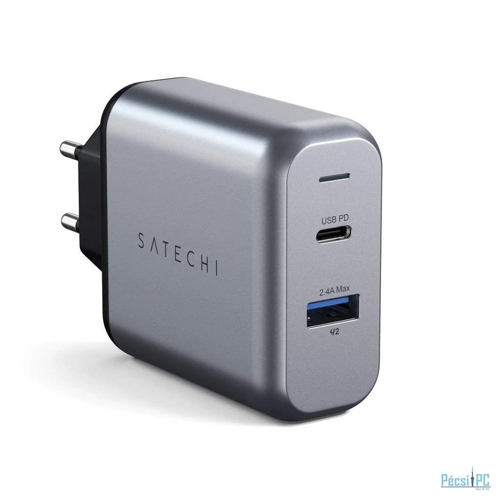 Satechi 30W Dual-Port Wall Charger Space Gray