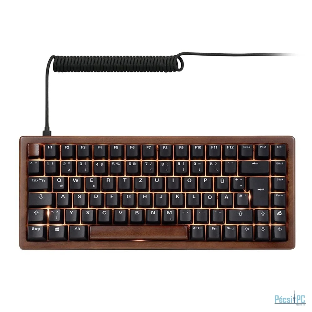 Sharkoon Skiller SGK50 S3 Wood PBT Gaming Keyboard Brown/Black US