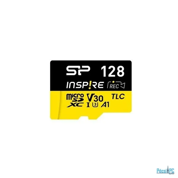 Silicon Power 128GB microSDXC Class 10 U3 V30 A1 + adapterrel