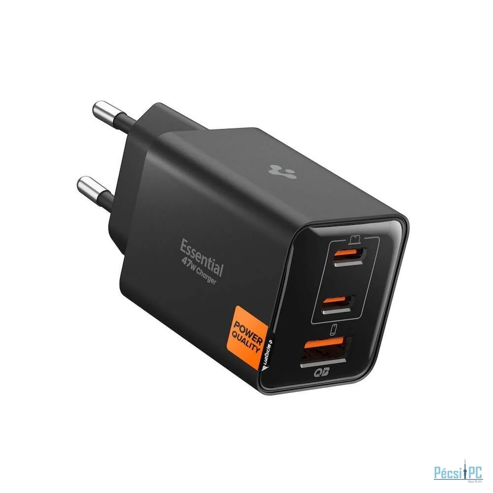 Spigen Essential 47W Wall Charger Black