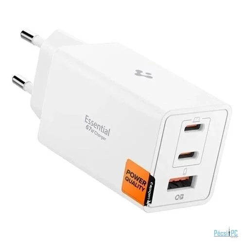 Spigen Essential 67W Wall Charger White