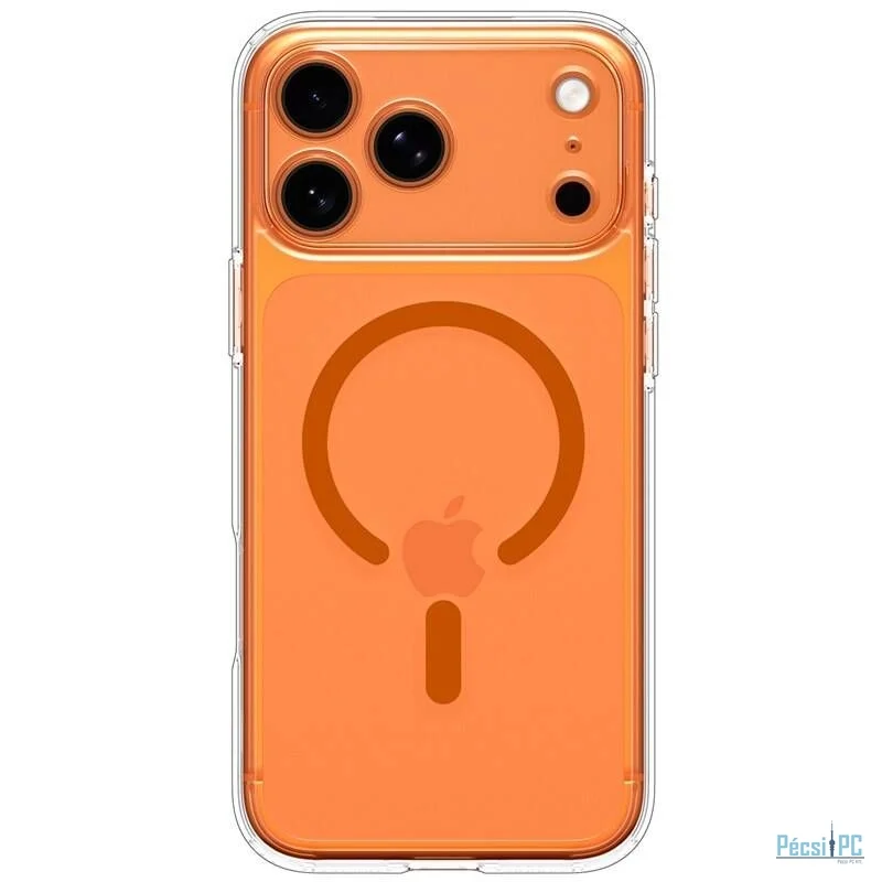Spigen Ultra Hybrid MagSafe case for iPhone 17 Pro Max Clear Orange