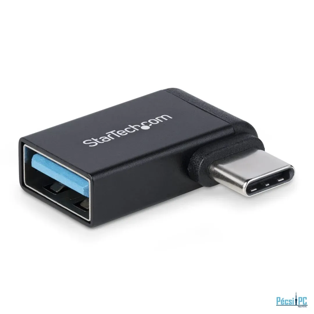 Startech USB-C to USB-A Adapter Right-Angled Black