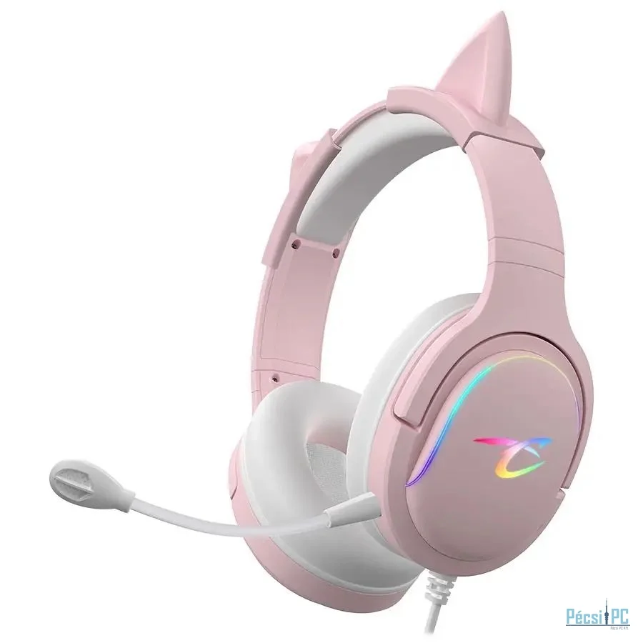 Subsonic Multi Spectra Gamer Headset Pink