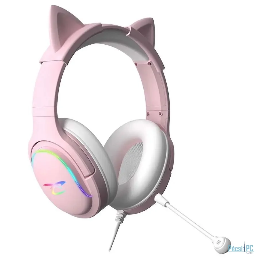 Subsonic Multi Spectra Gamer Headset Pink