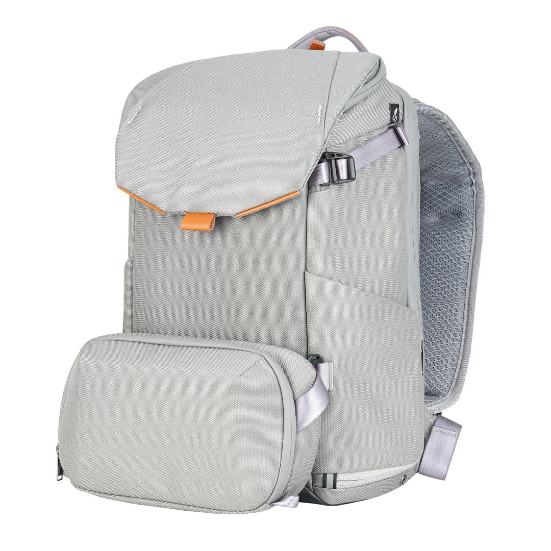Vanguard VEO CITY B46 Large Camera Backpack w/ Pouch Gray