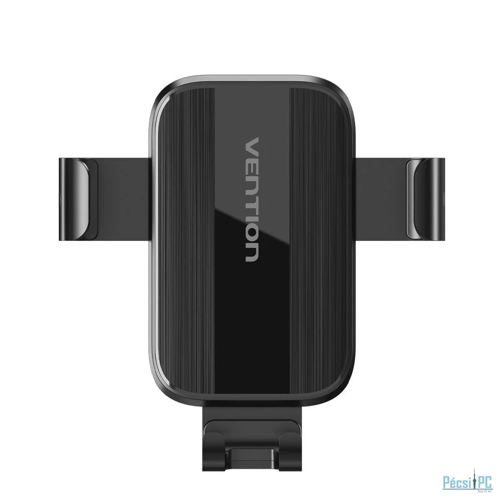 Vention Auto-Clamping Car Phone Mount With Duckbill Clip Black Square Fashion Type Black