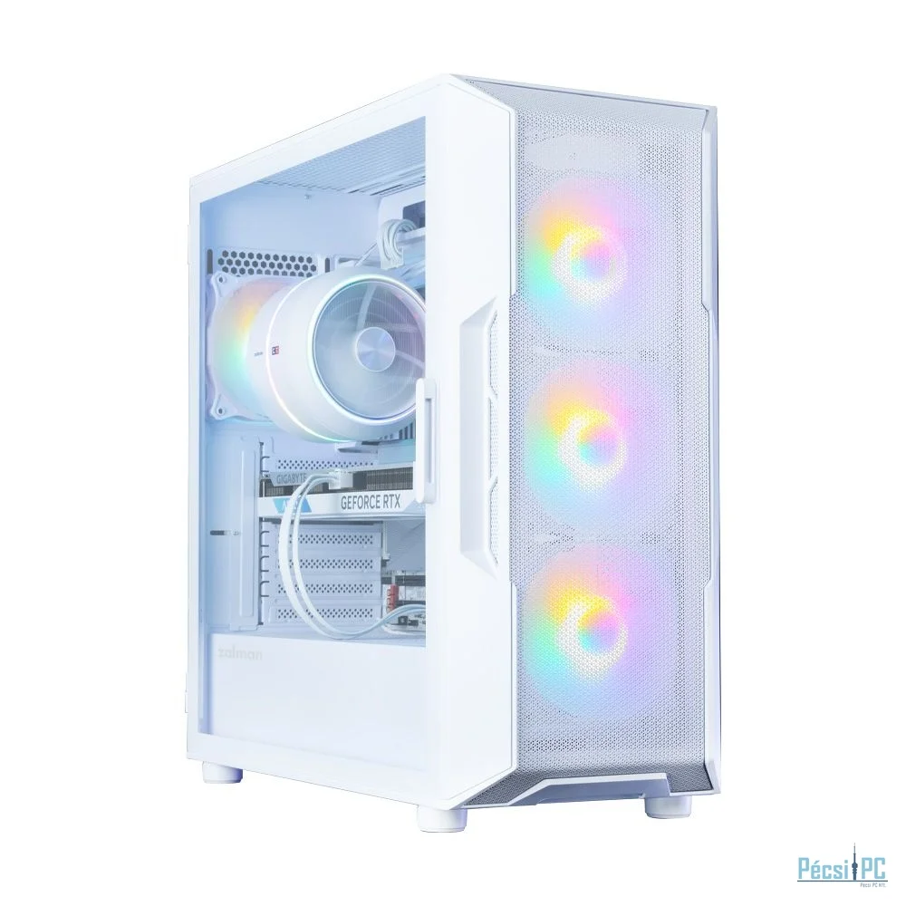 Zalman I3 Neo V2 Tempered Glass White