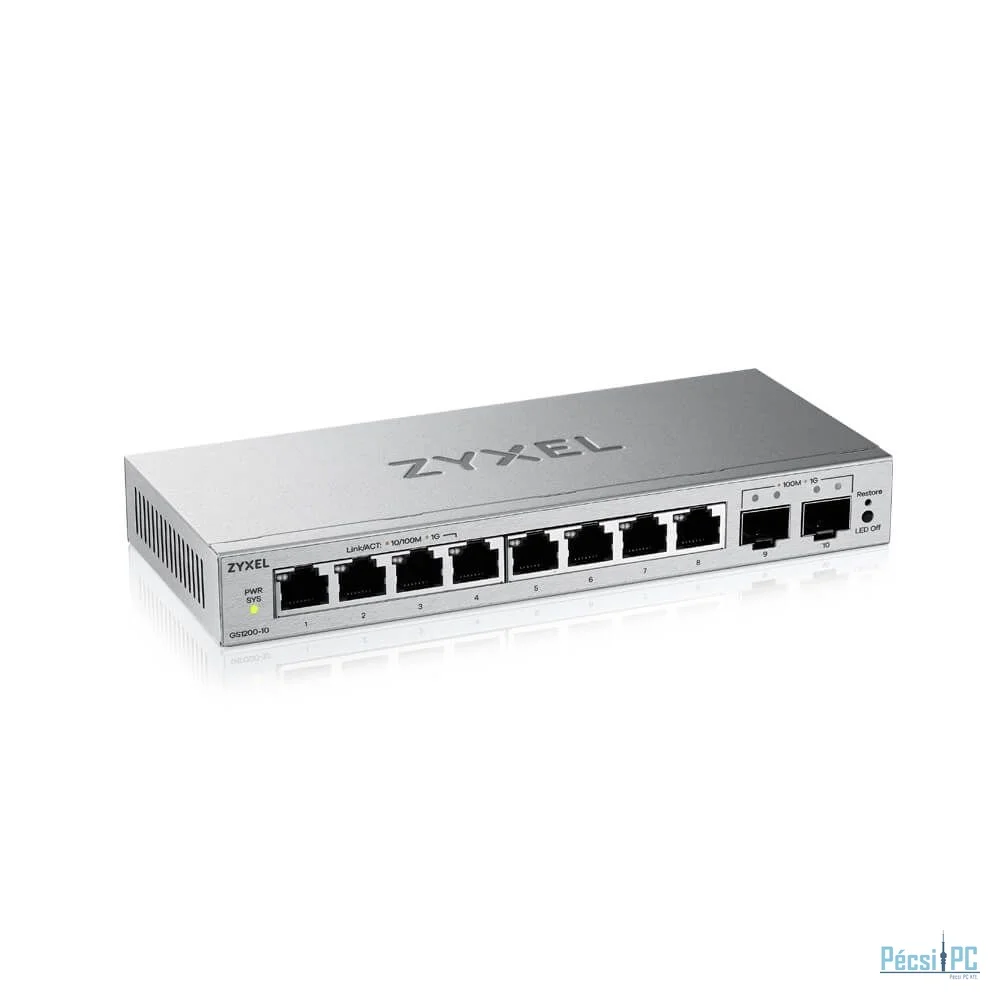 ZyXEL GS1200-10V3 10-Port GbE Web Managed Switch