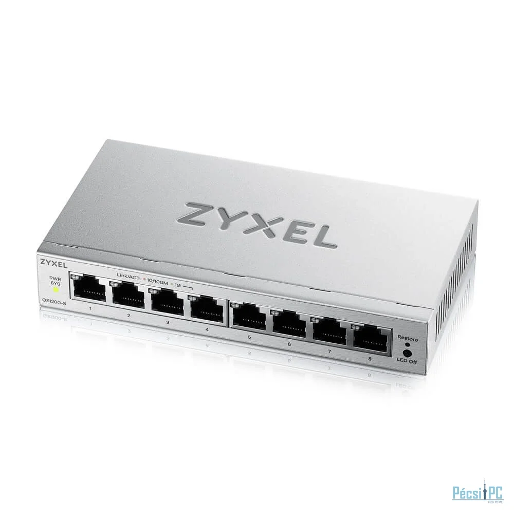 ZyXEL GS1200-8V3 8-Port GbE Web Managed Switch