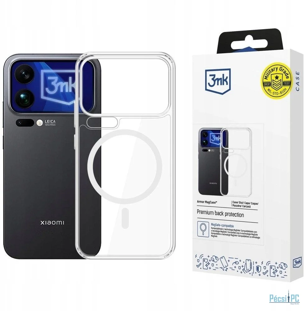 3mk Armor Magcase case for Xiaomi 17 Pro Clear