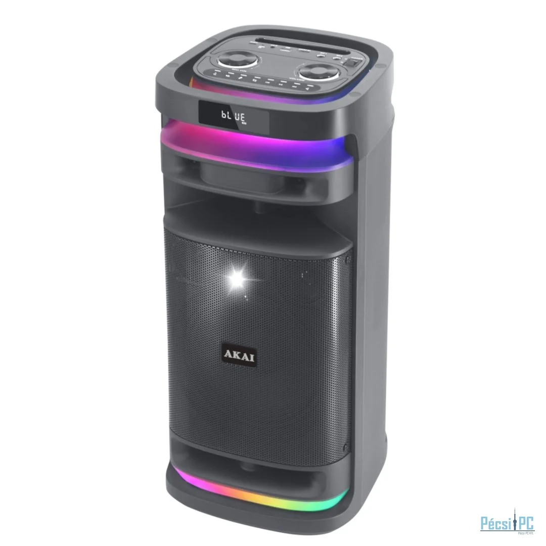 Akai 1.0 Sonic X8 Active Portable Bluetooth Speaker Black