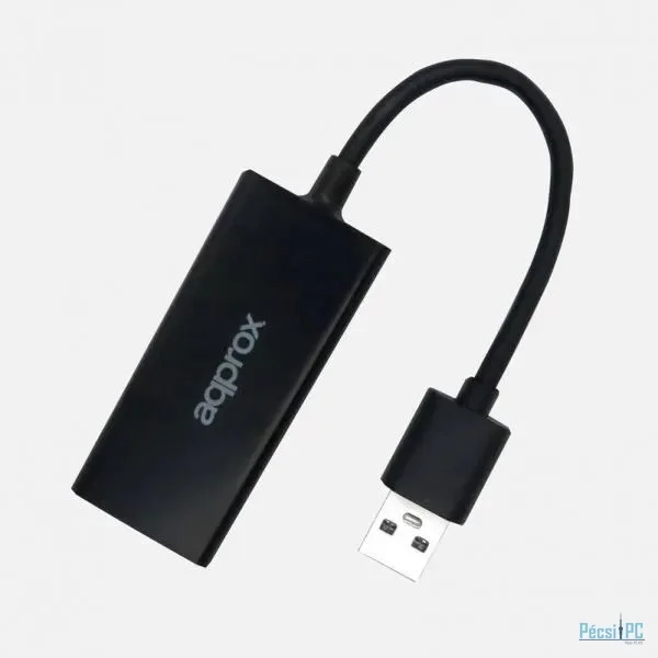 Approx APPC07GV2 USB 3.0 Ethernet Adapter Black