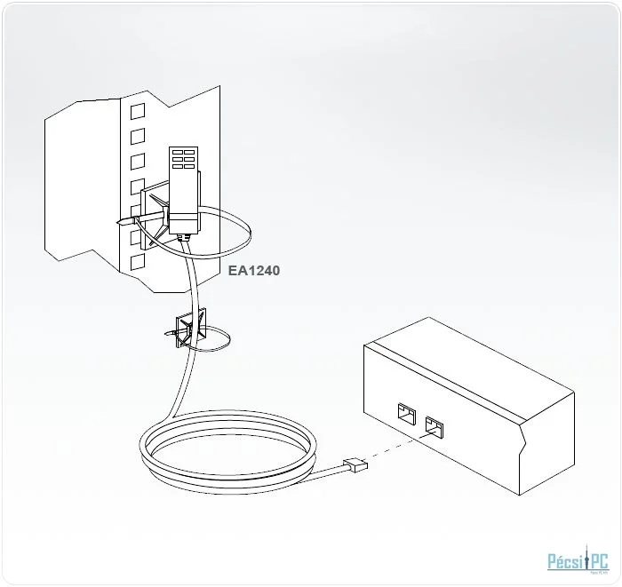 ATEN EA1240 Temperature & Humidity Sensor Black