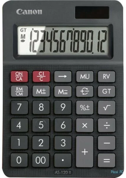 Canon AS-120 II Zsebszámológép Black