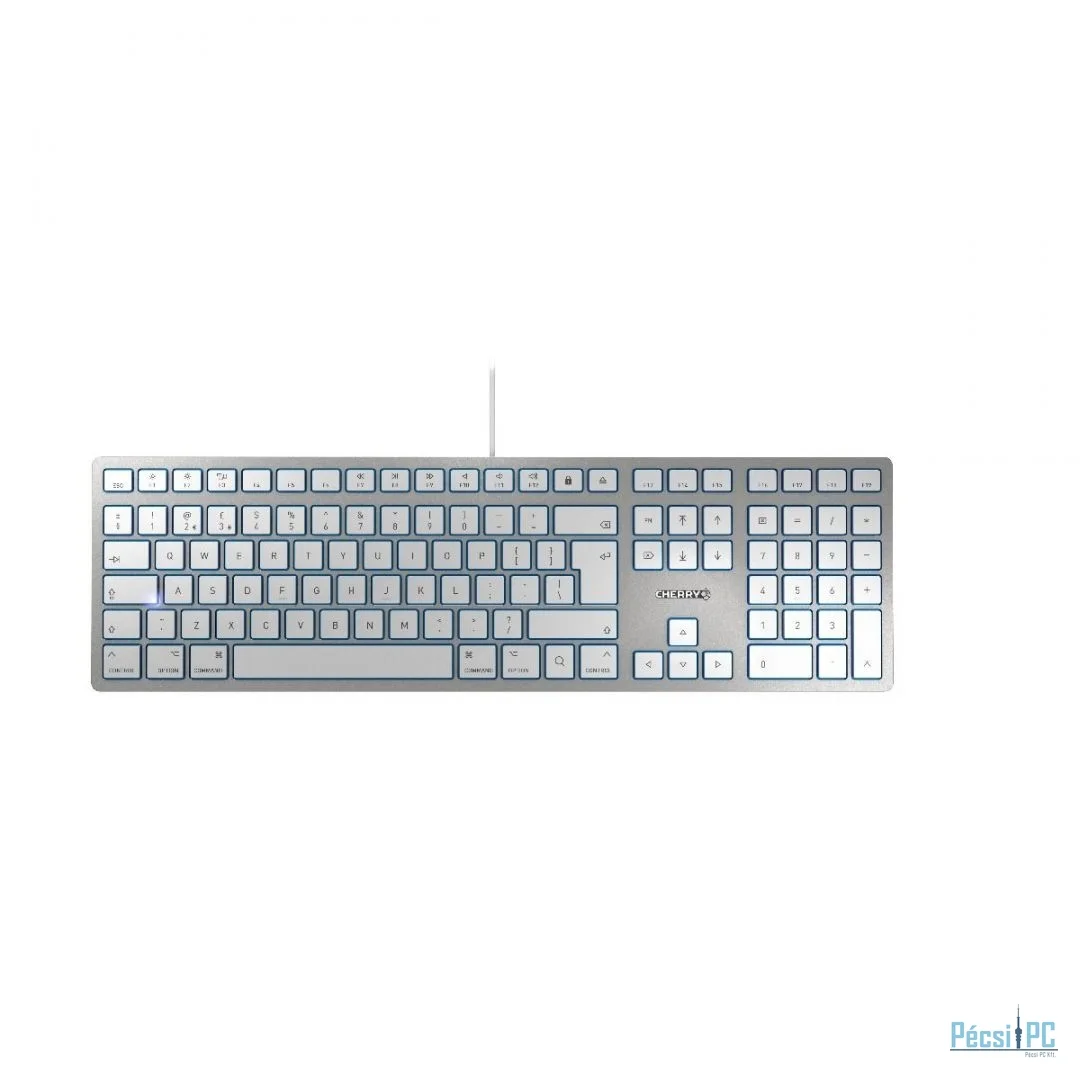 Cherry KC 6000 Slim for Mac billentyűzet Silver UK