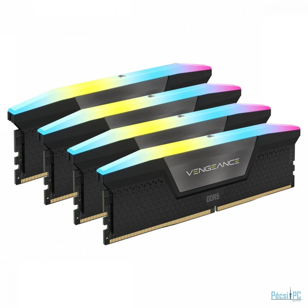 Corsair 64GB DDR5 6200MHz Kit(4x16GB) Vengeance RGB Black