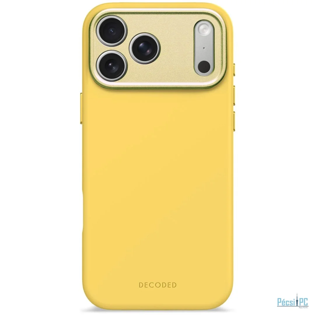 Decoded AntiMicrobial Silicone Backcover for iPhone 17 Pro Max Yuma Yellow