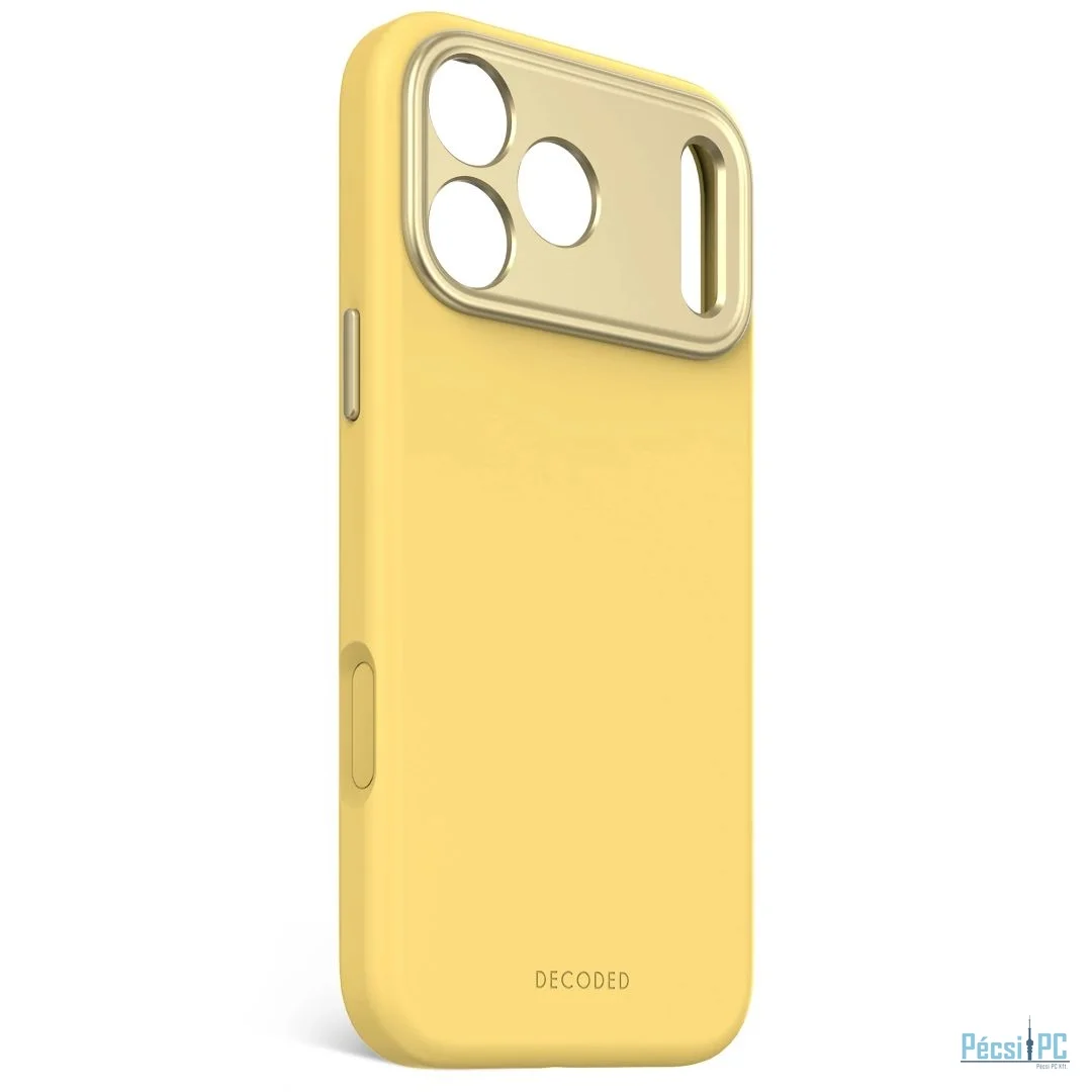 Decoded AntiMicrobial Silicone Backcover for iPhone 17 Pro Max Yuma Yellow