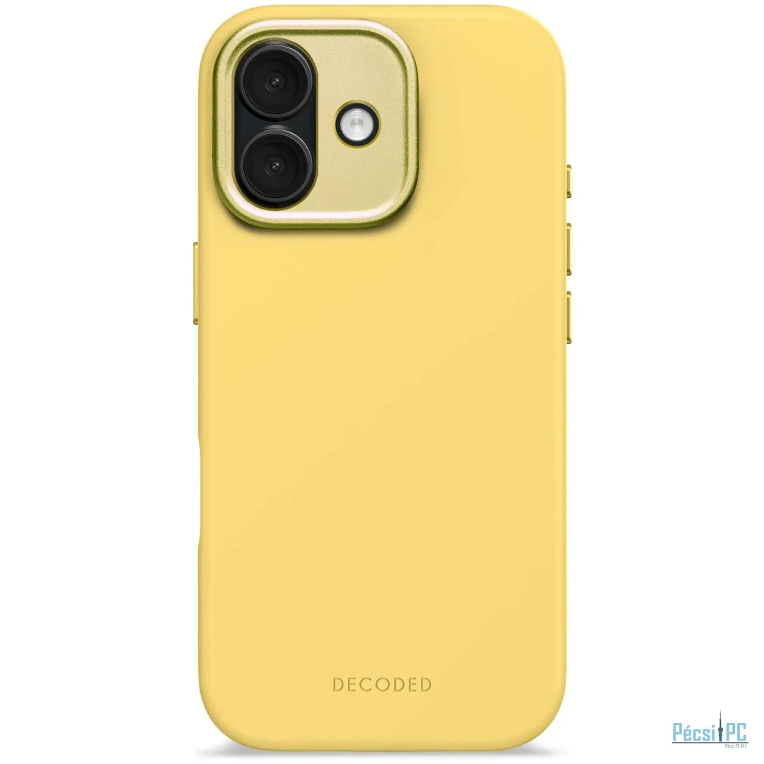 Decoded AntiMicrobial Silicone Backcover for iPhone 17 Yuma Yellow