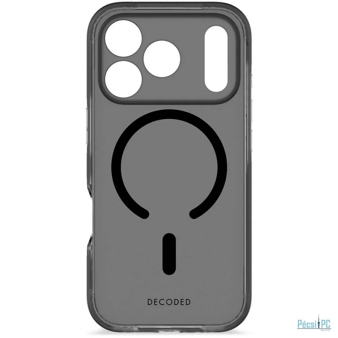 Decoded DropTec Transparent Backcover for iPhone 17 Pro Black