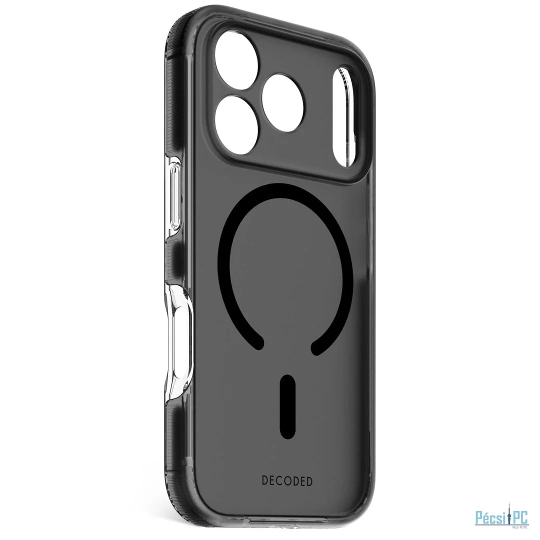 Decoded DropTec Transparent Backcover for iPhone 17 Pro Black
