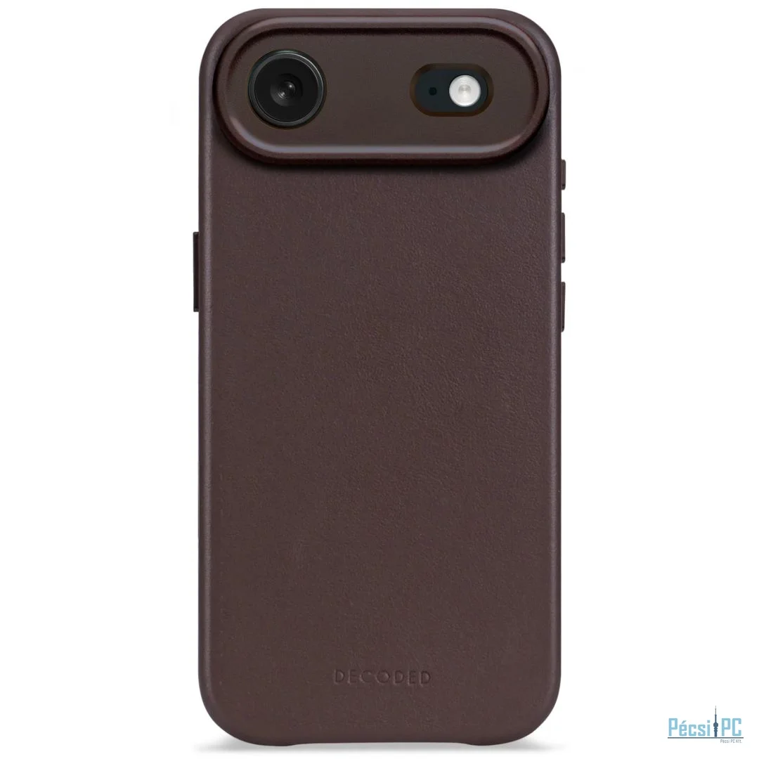 Decoded Leather Backcover for iPhone 17 Air Chocolate Brown