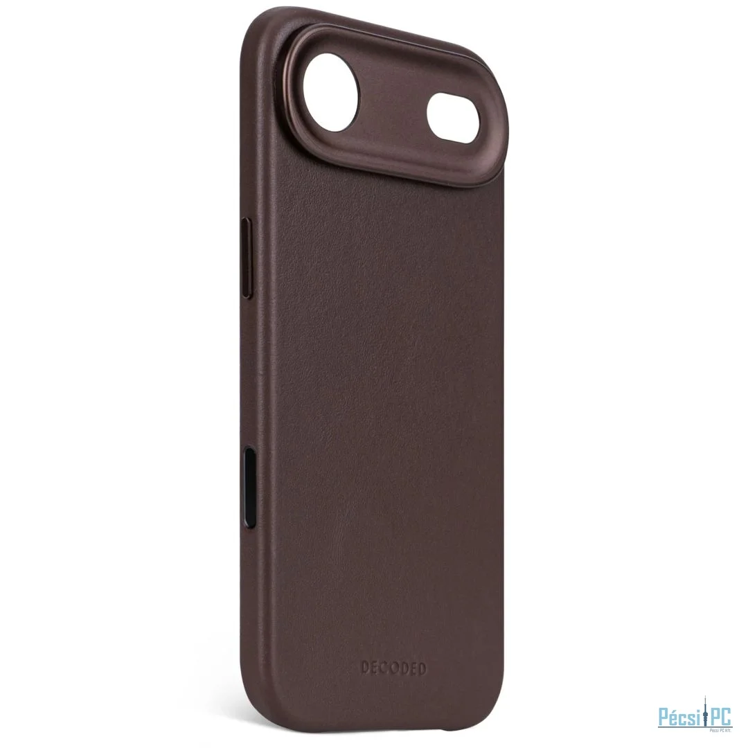 Decoded Leather Backcover for iPhone 17 Air Chocolate Brown