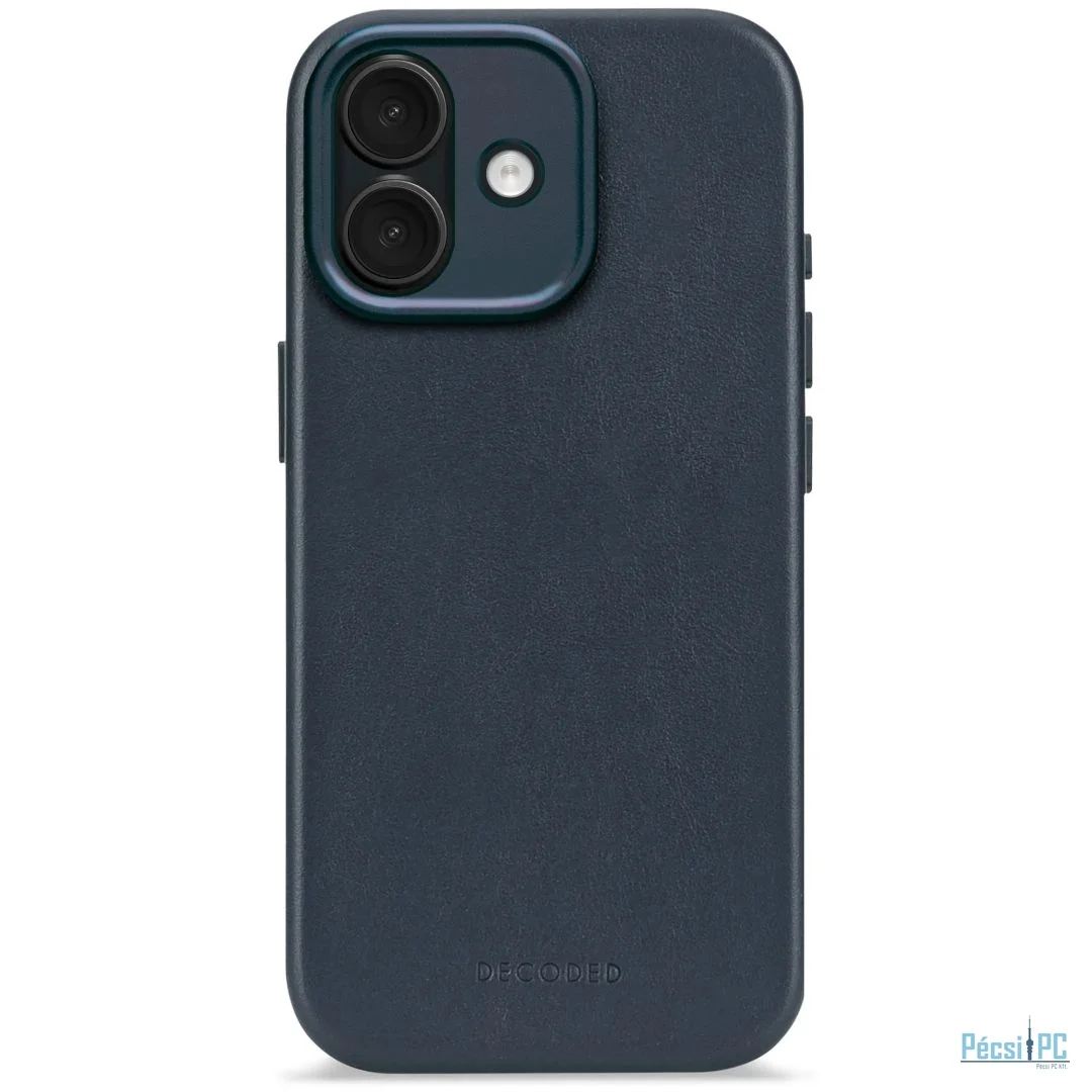 Decoded Leather Backcover for iPhone 17 Navy Shadow