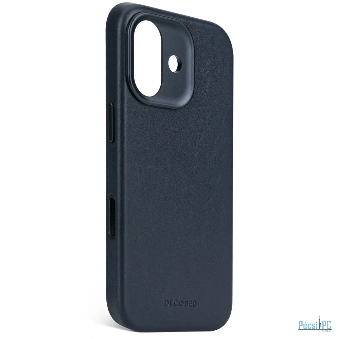 Decoded Leather Backcover for iPhone 17 Navy Shadow