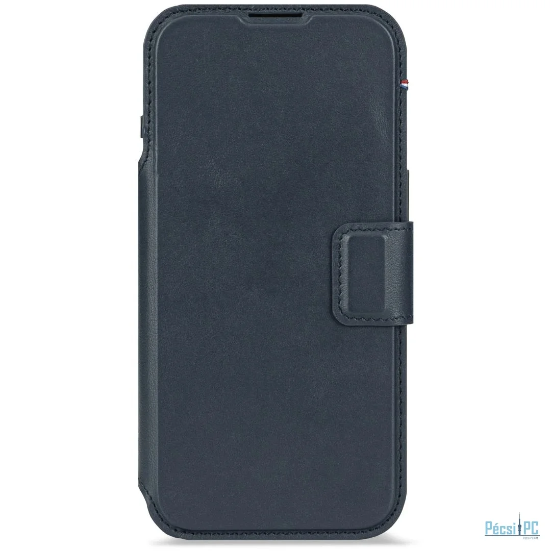 Decoded Leather Detachable Wallet for iPhone 17 Air Navy Shadow