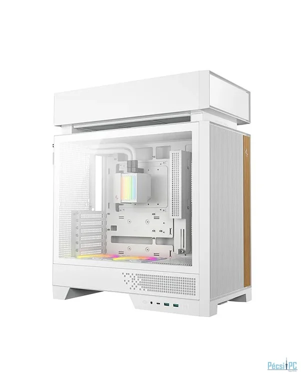DeepCool CL6600 WH Tempered Glass White