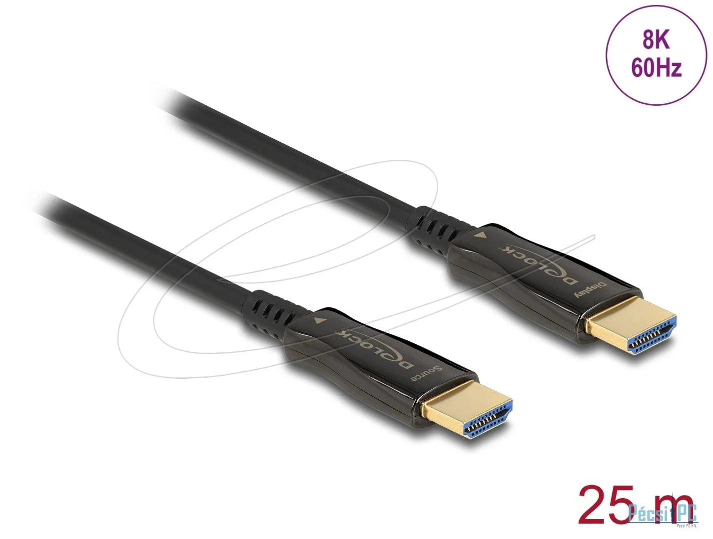 DeLock Active Optical Cable HDMI 8K 60Hz 25m Black