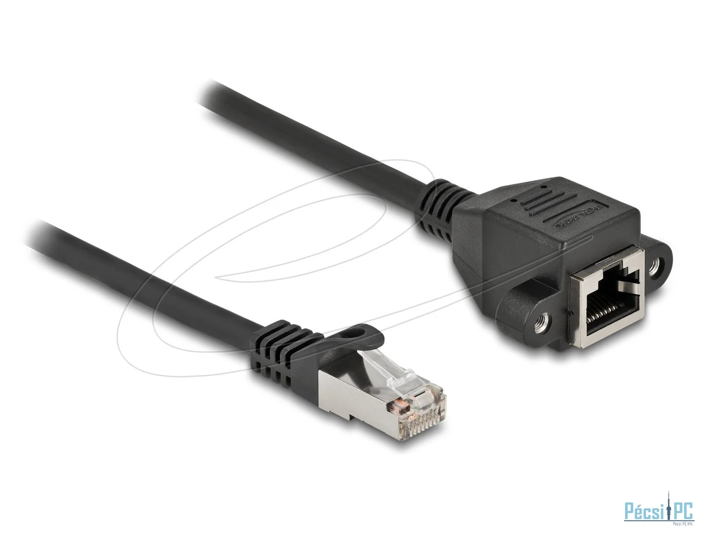 DeLock CAT6A S-FTP Patch Cable 2m Black