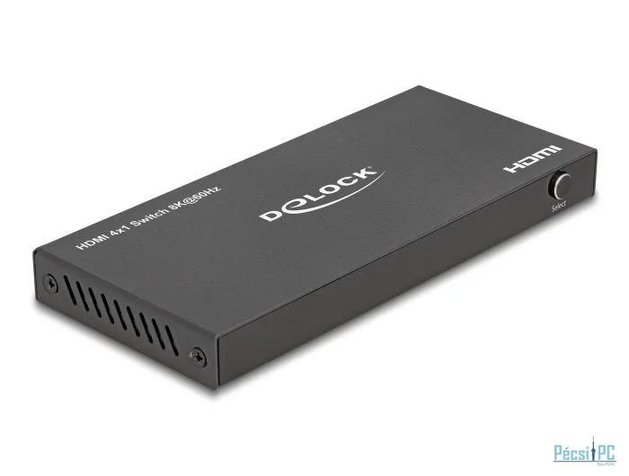 DeLock HDMI Switch 4 x HDMI in to 1 x HDMI out 8K 60 Hzt