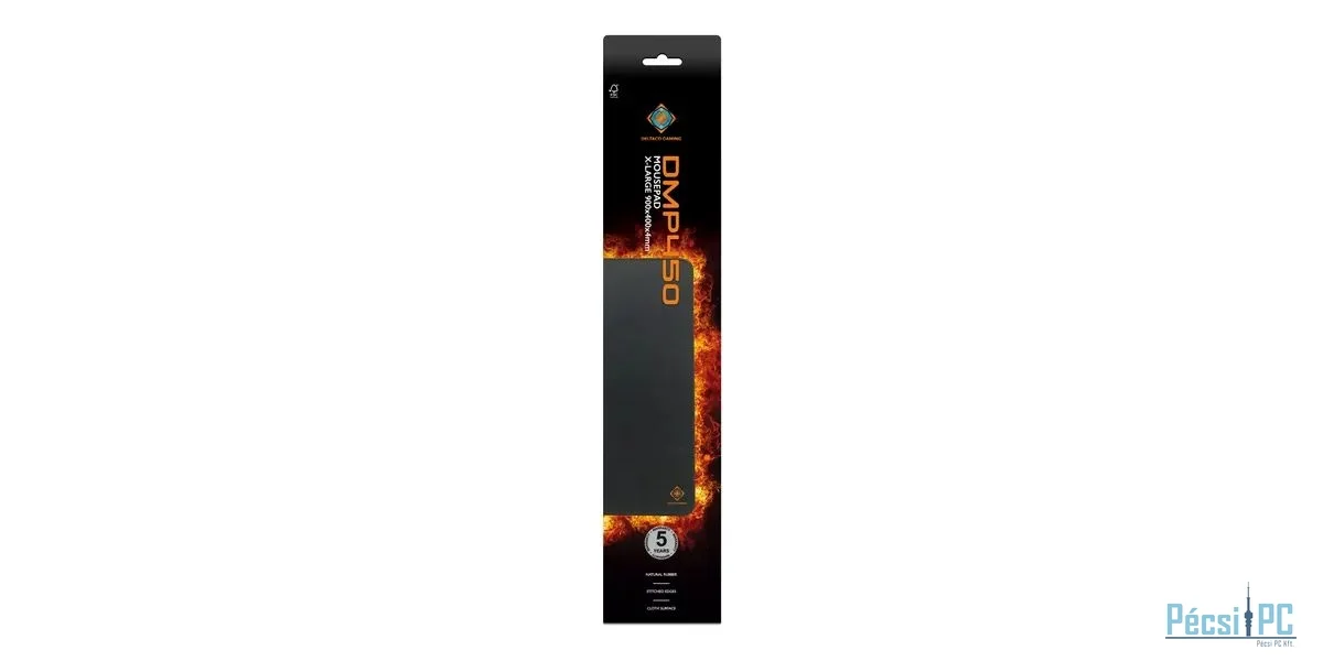 Deltaco DMP450 Gaming Egérpad Black