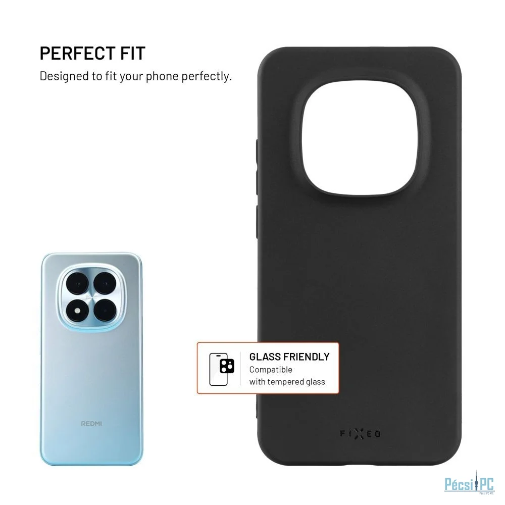 FIXED Story hátlap Xiaomi Redmi Note 15 Pro 5G készülékhez, fekete
