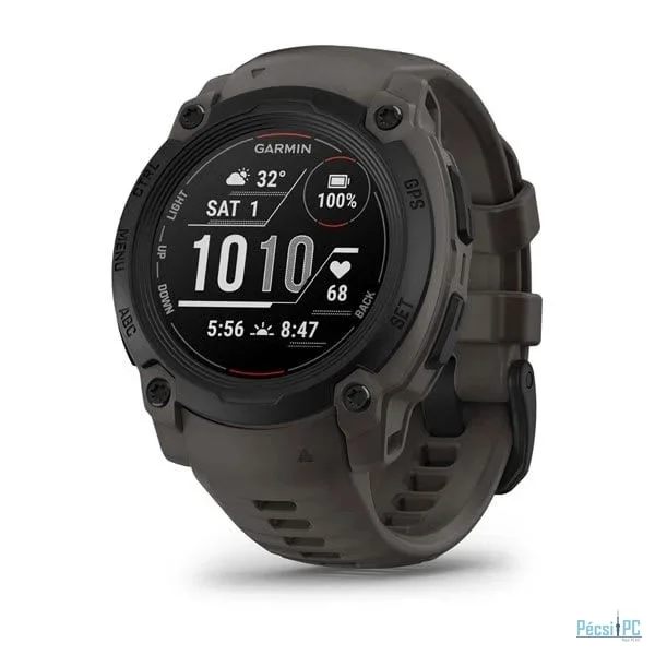 Garmin Instinct E 40mm Black with Dark Grey Silicon Band