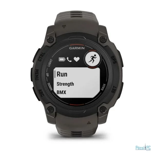 Garmin Instinct E 40mm Black with Dark Grey Silicon Band