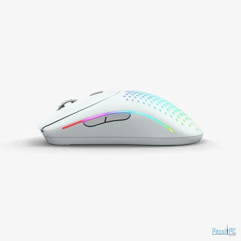 Glorious Model O 2 Wireless Bluetooth RGB Gaming Mouse White
