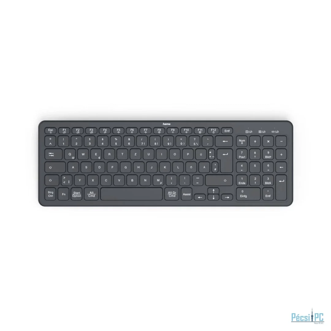 Hama WK-300 Wireless Bluetooth Keyboard Black HU