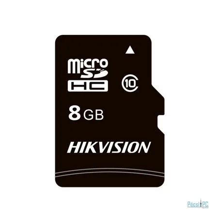 Hikvision 8GB microSDHC Class 10 UHS-I TLC + adapterrel